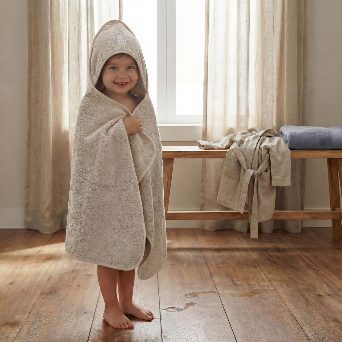 Hooded Bath Towel 75x75 cm