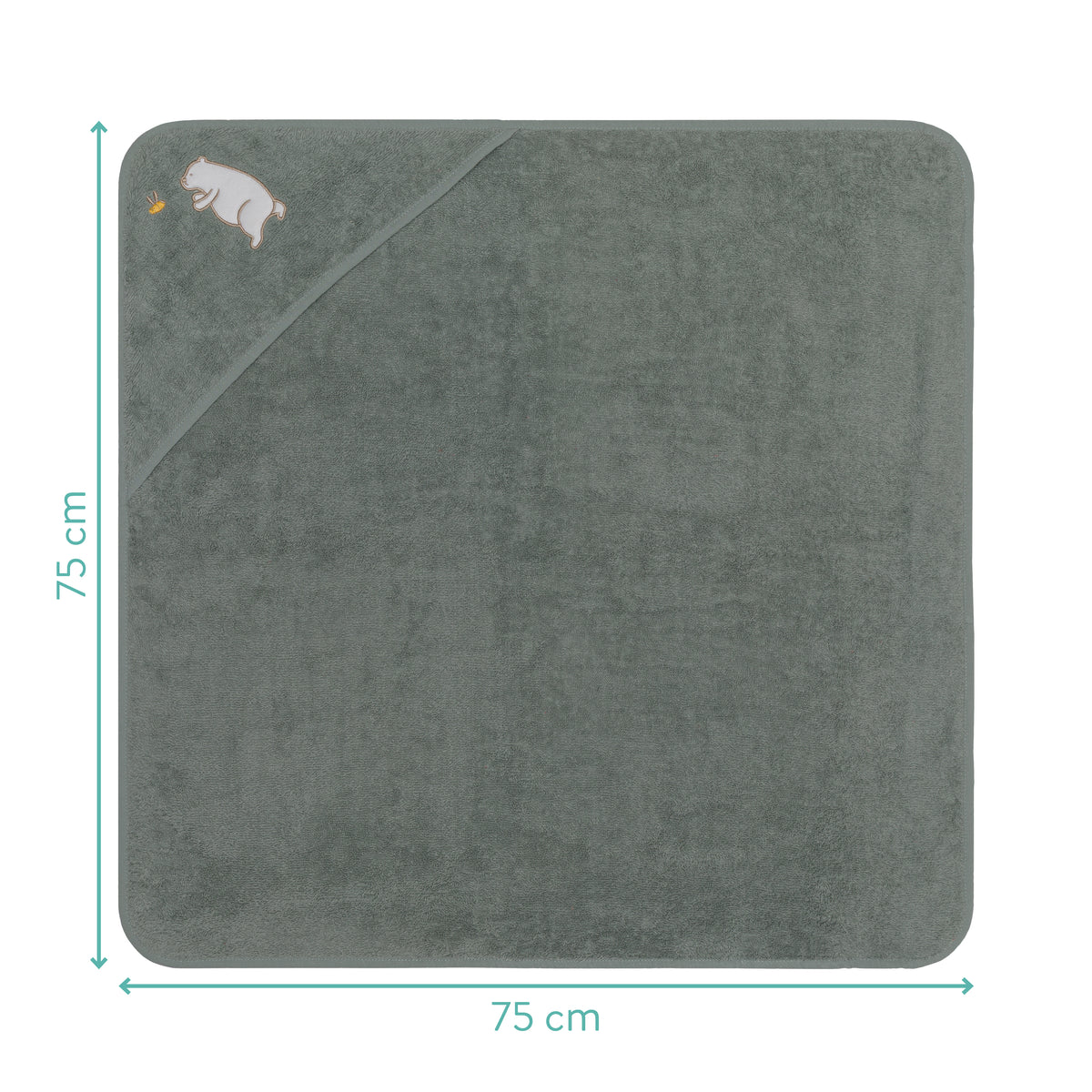 Hooded Bath Towel 75x75 cm