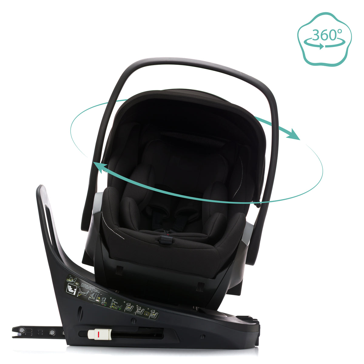Car Seat NOA Gr. 0 360° incl. Base Station