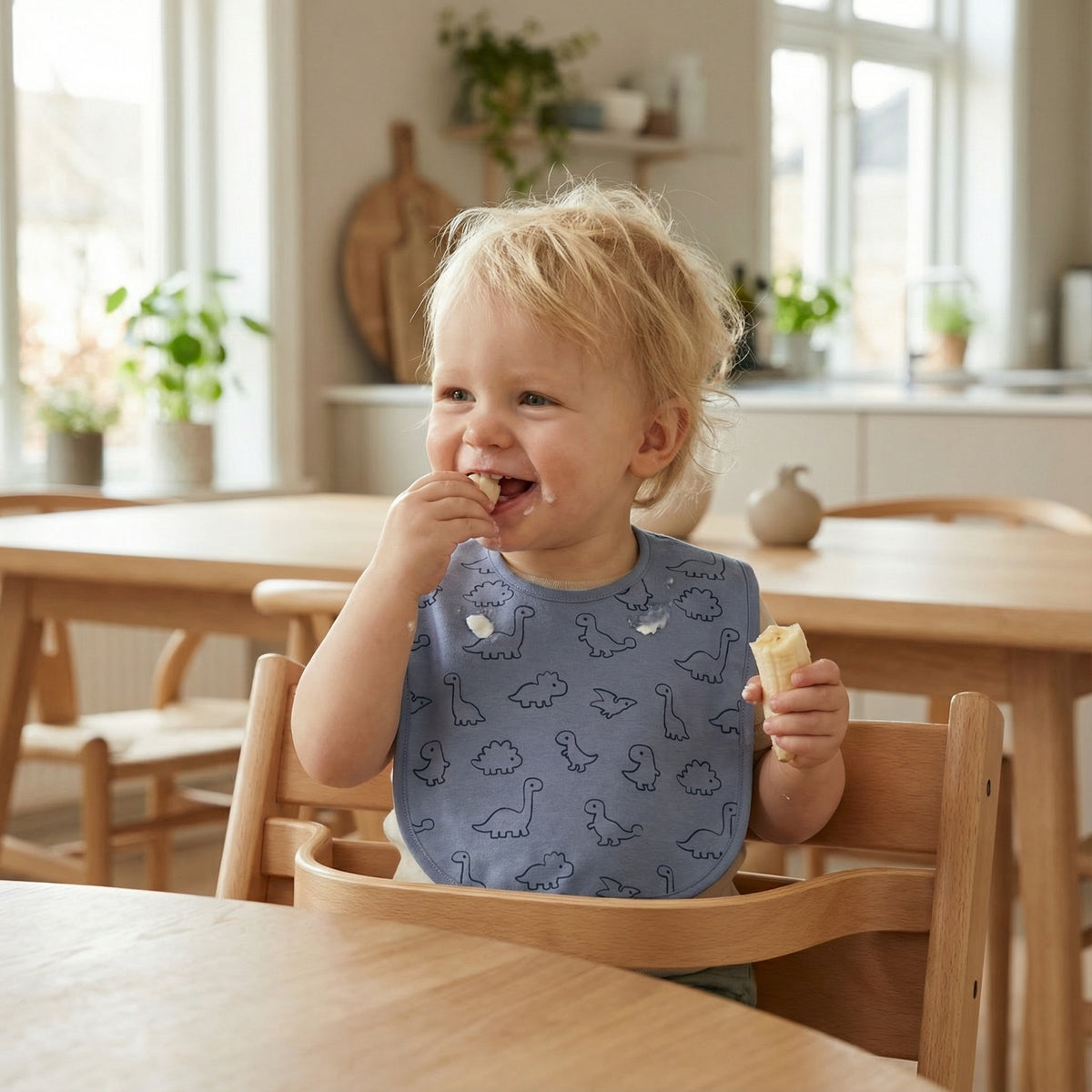 Lätzchen wasserfest Jersey 2 Stück