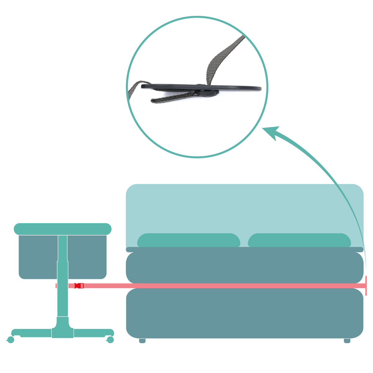 Air Bedside Cot