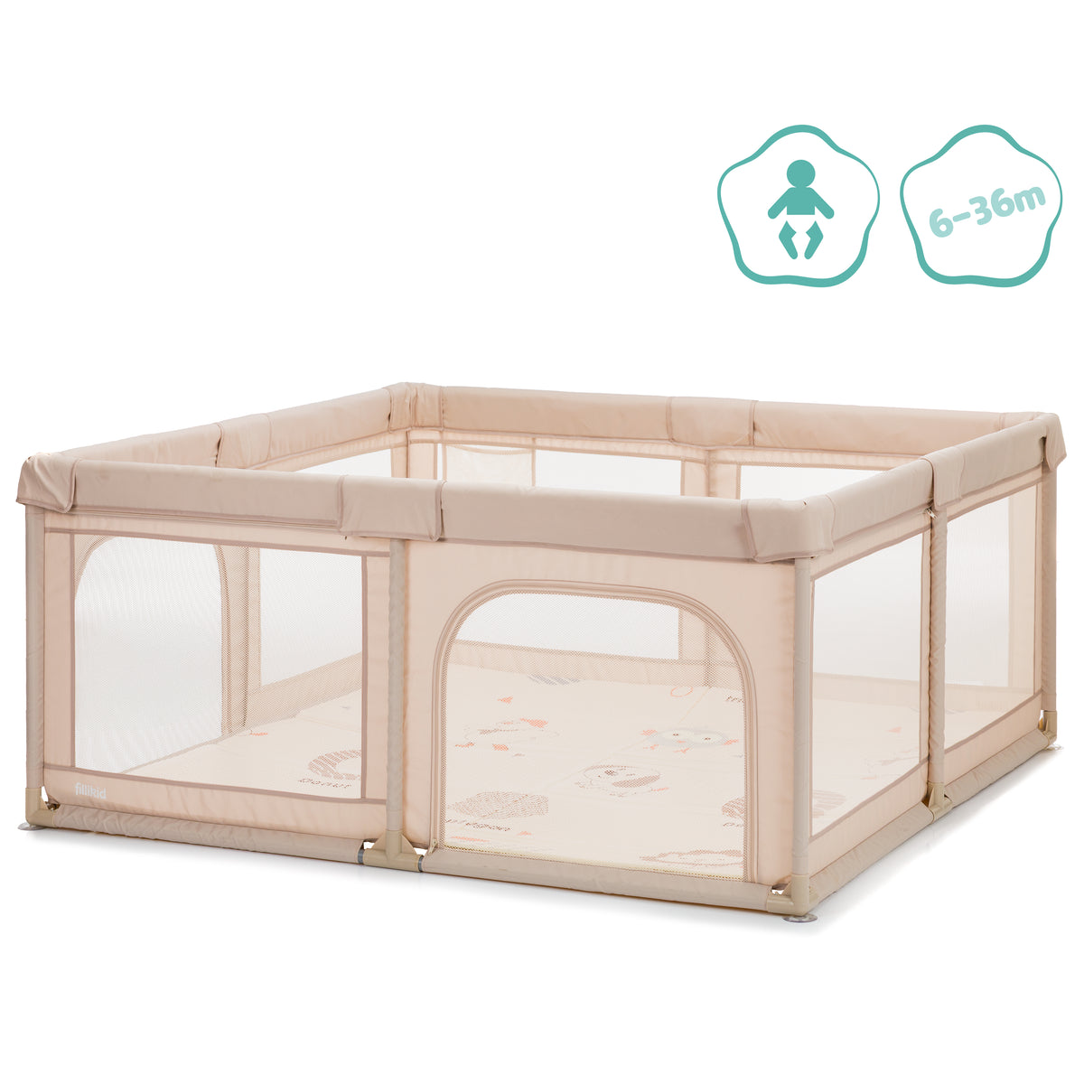 Playpen Malta 150x150 cm with Floor