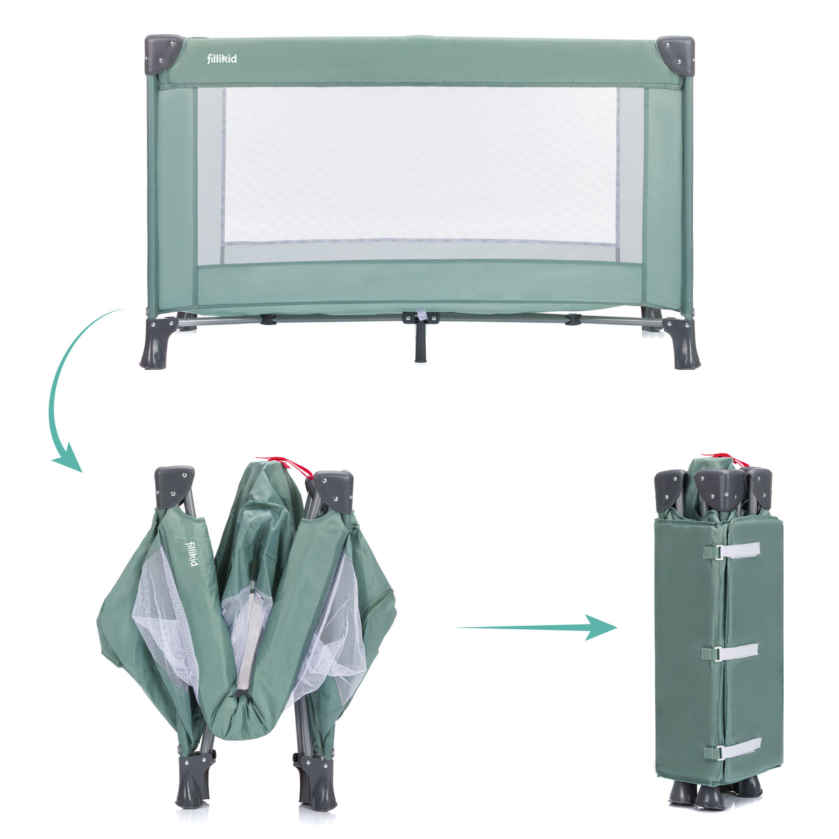 Travel Cot 120x60 cm Valencia