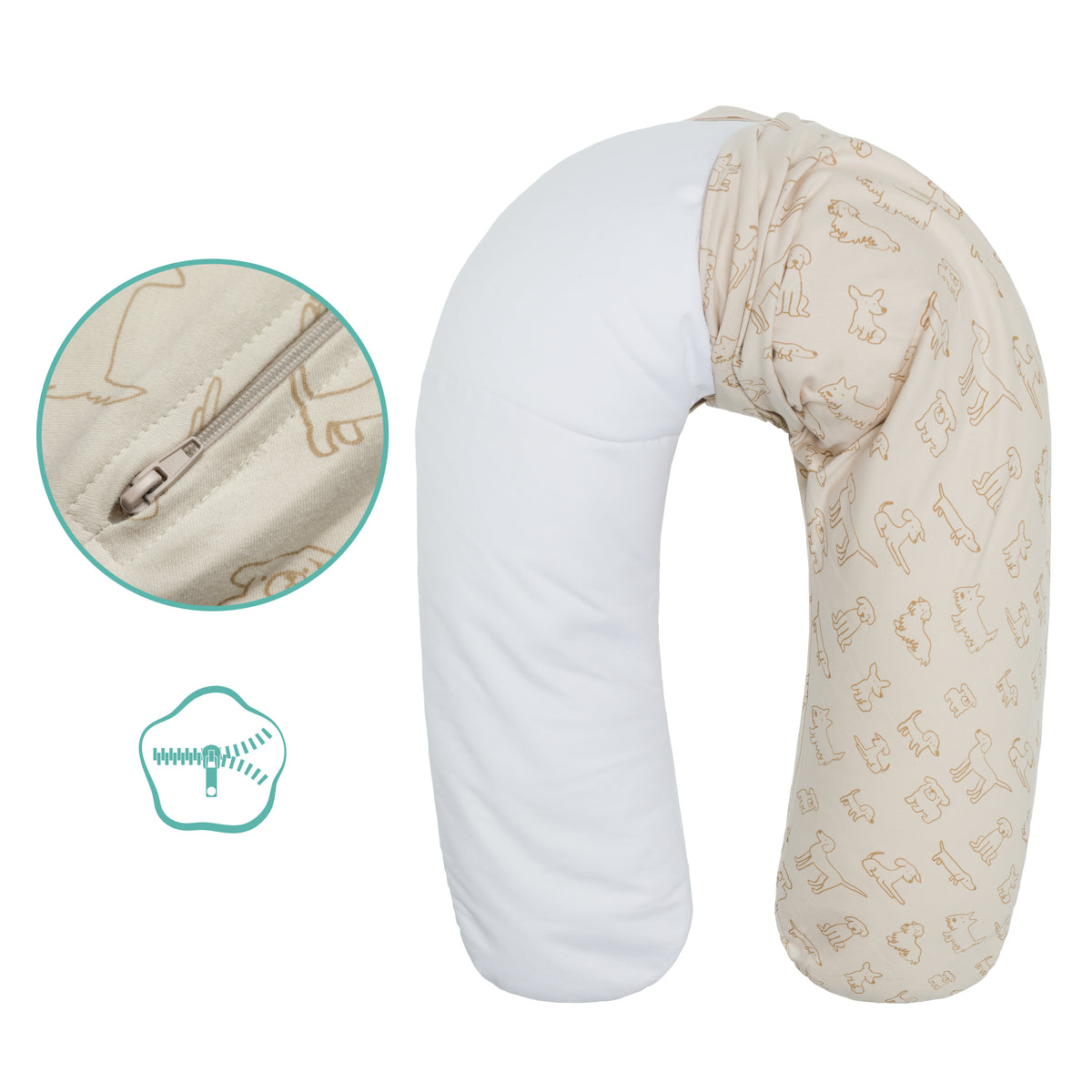 Jersey Nursing Pillow 190 cm