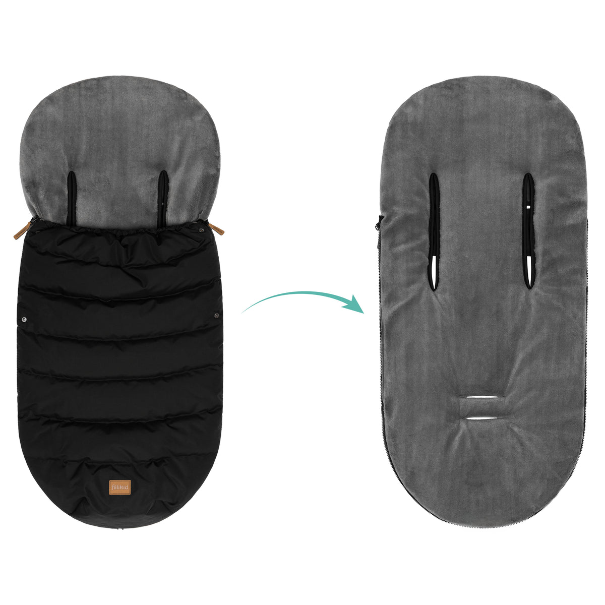 Winterfußsack Hybrid