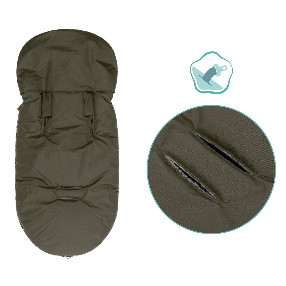 Winterfußsack Hybrid