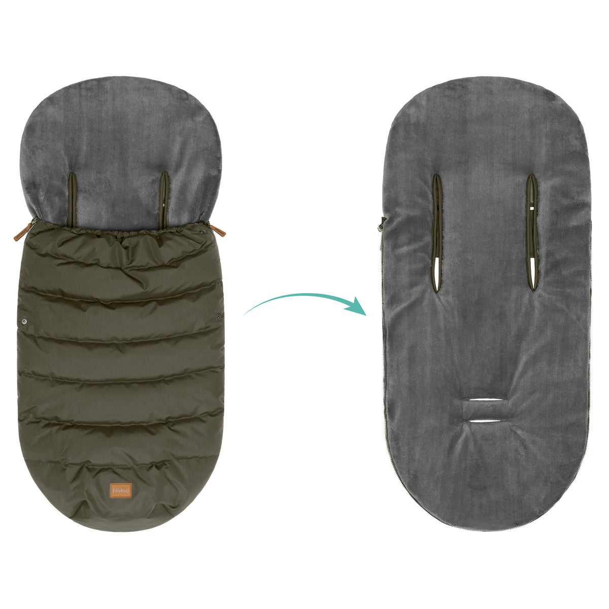 Winterfußsack Hybrid