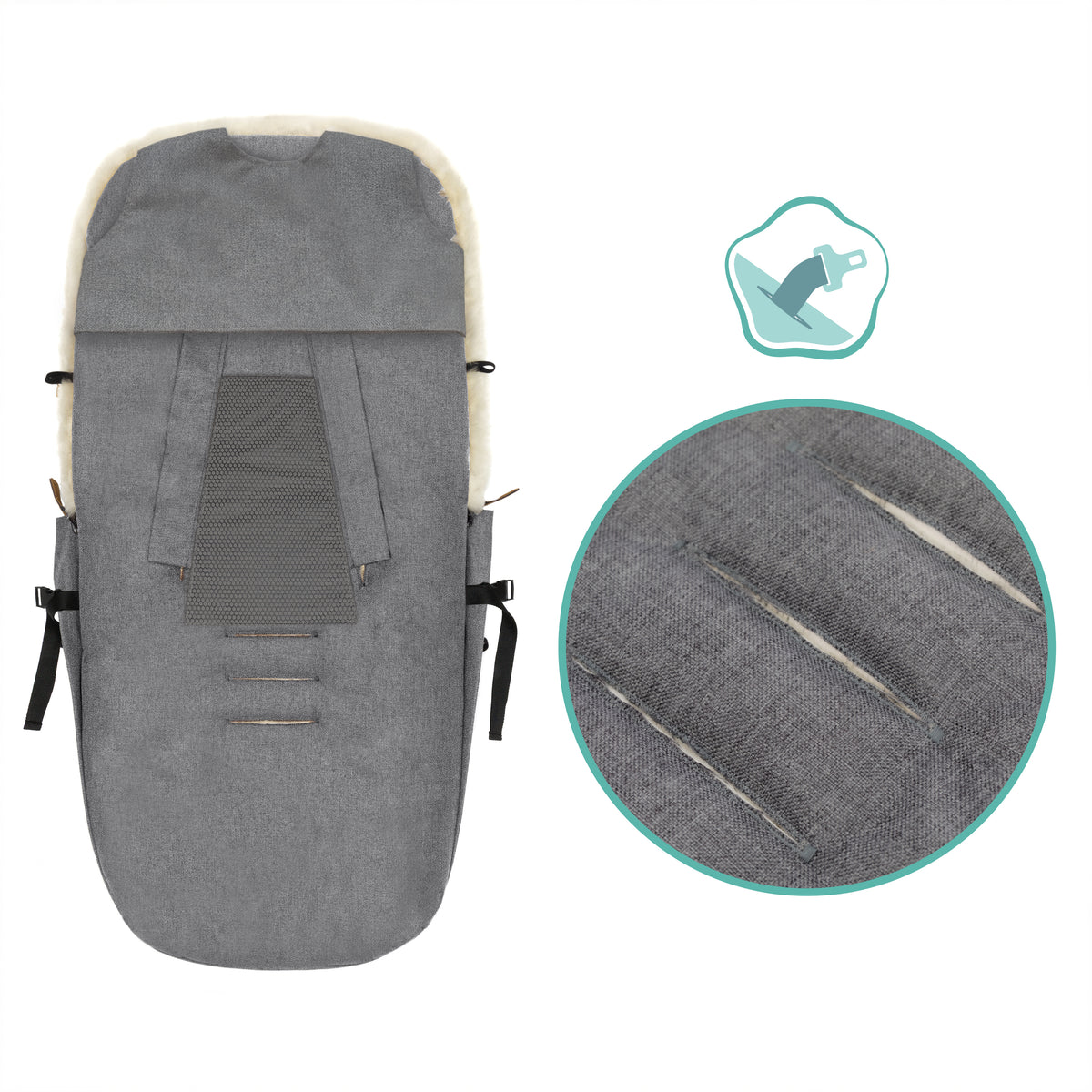 Winterfußsack Bernina