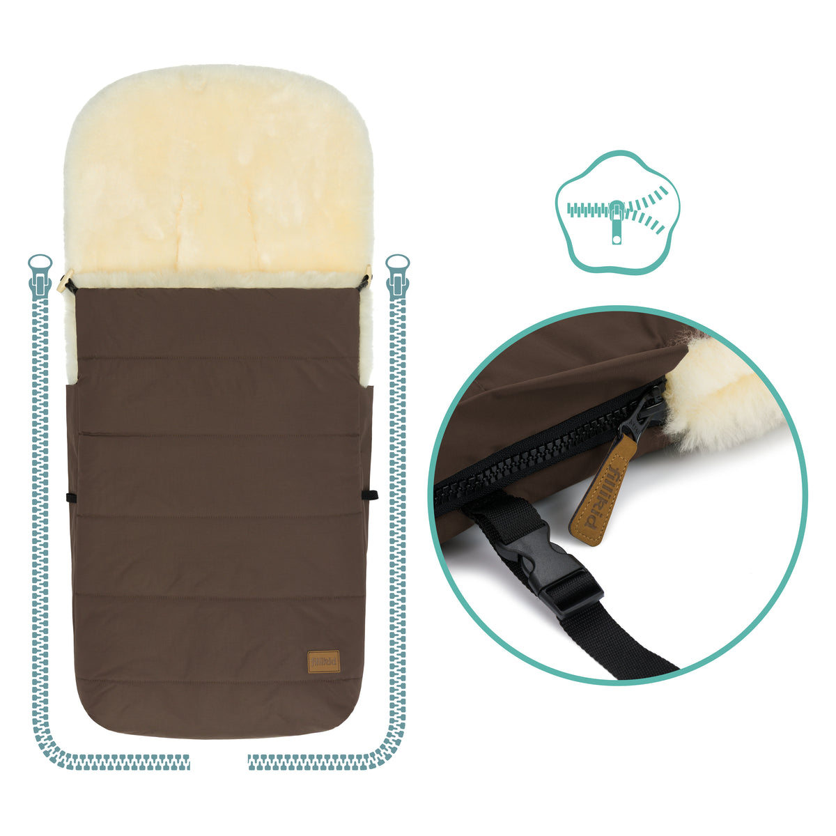 Winterfußsack Bernina