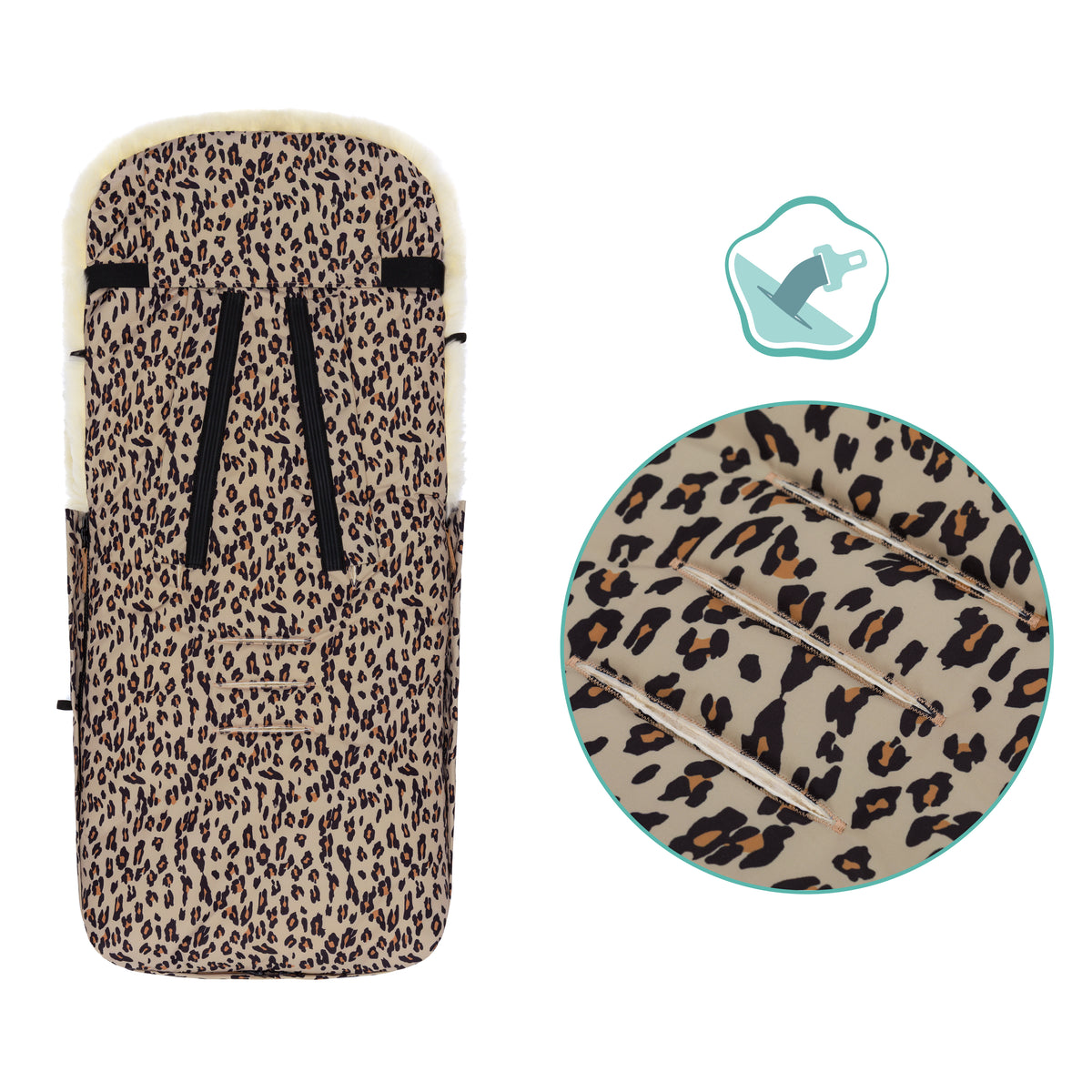 Winterfußsack Bernina Animal Leopard