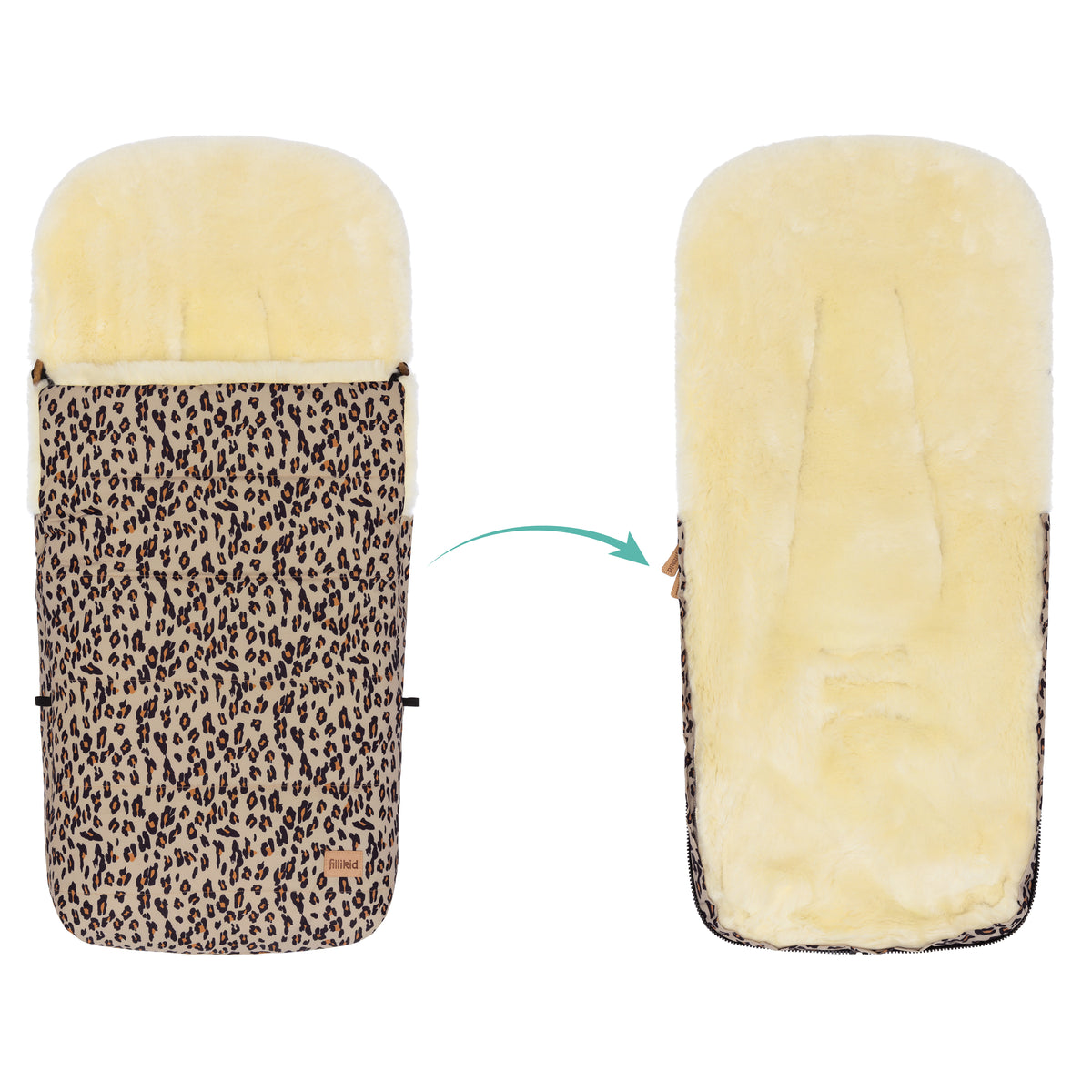 Winterfußsack Bernina Animal Leopard