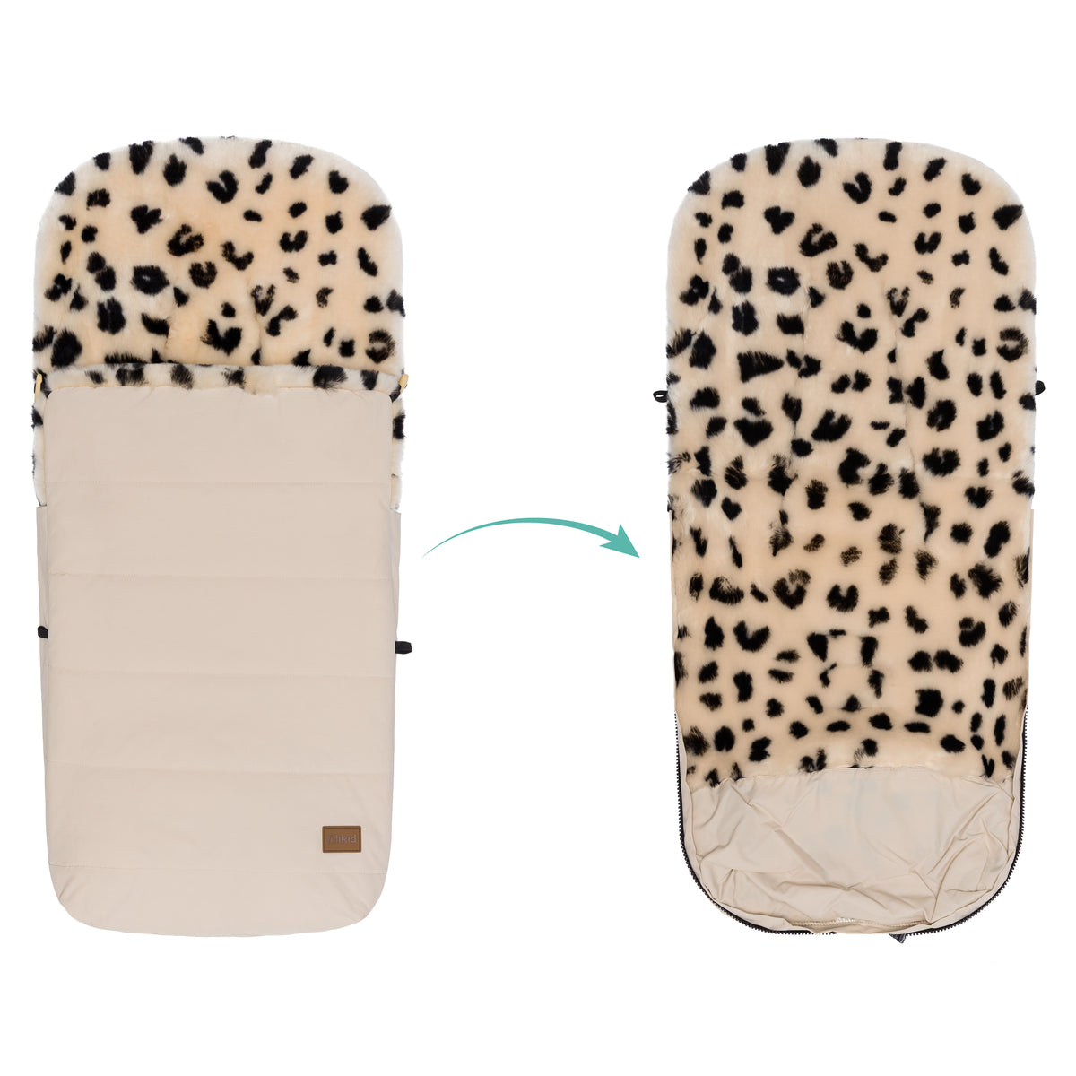 Winterfußsack Bernina Snow Leopard