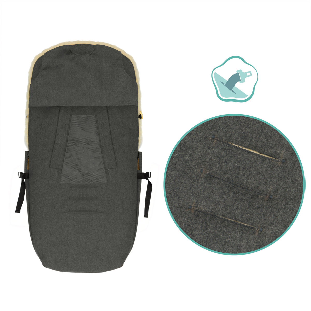 Winterfußsack Bernina Wool