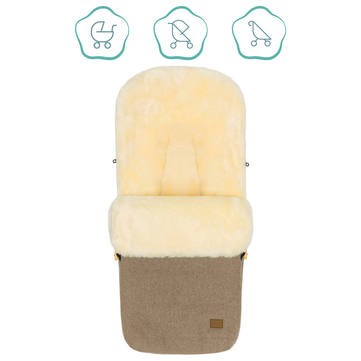 Winterfußsack Bernina Wool