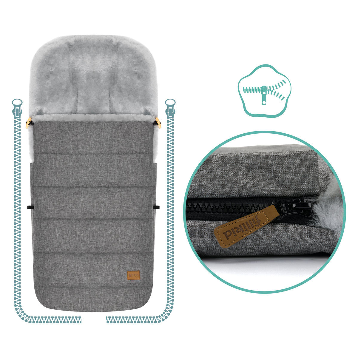 Winterfußsack Bernina Alpina