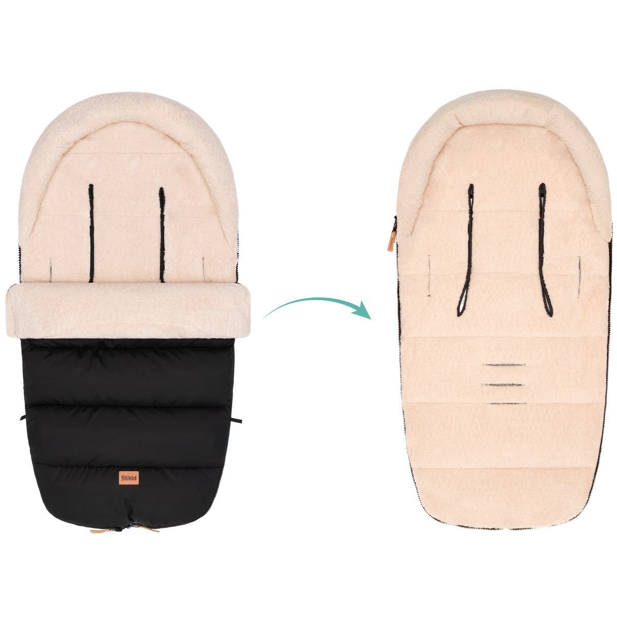Winter Footmuff Atlas Teddy