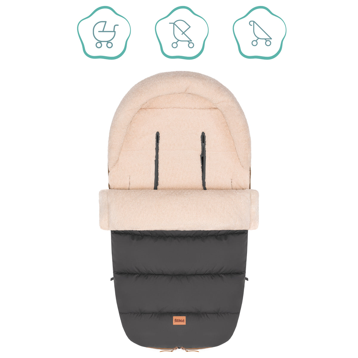 Winter Footmuff Atlas Teddy