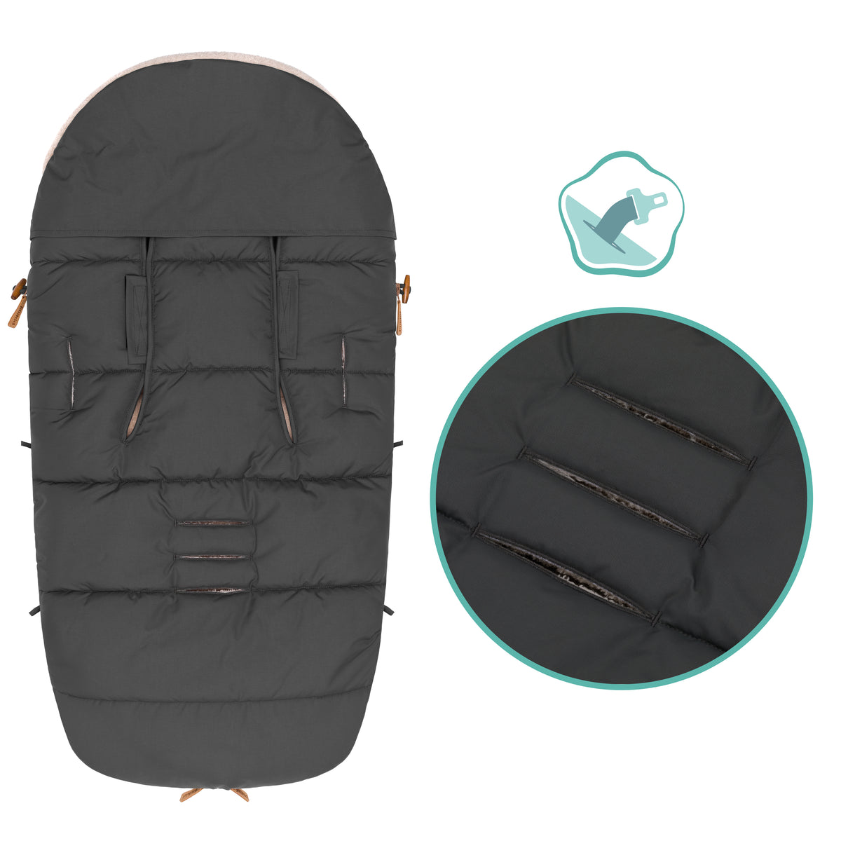 Winter Footmuff Atlas Teddy