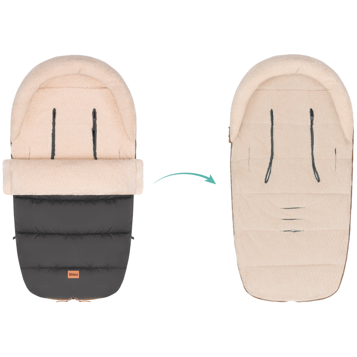 Winter Footmuff Atlas Teddy