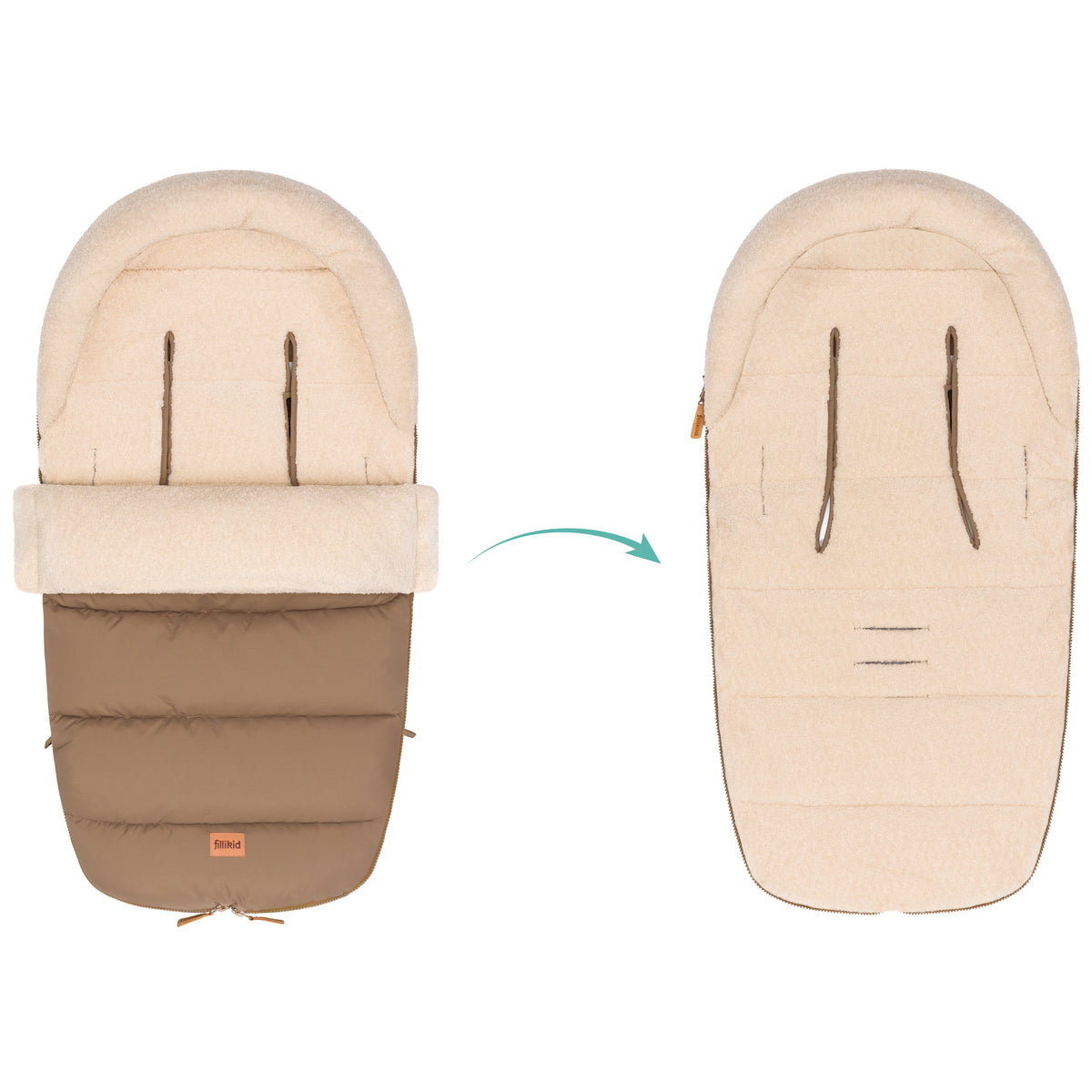 Winter Footmuff Atlas Teddy
