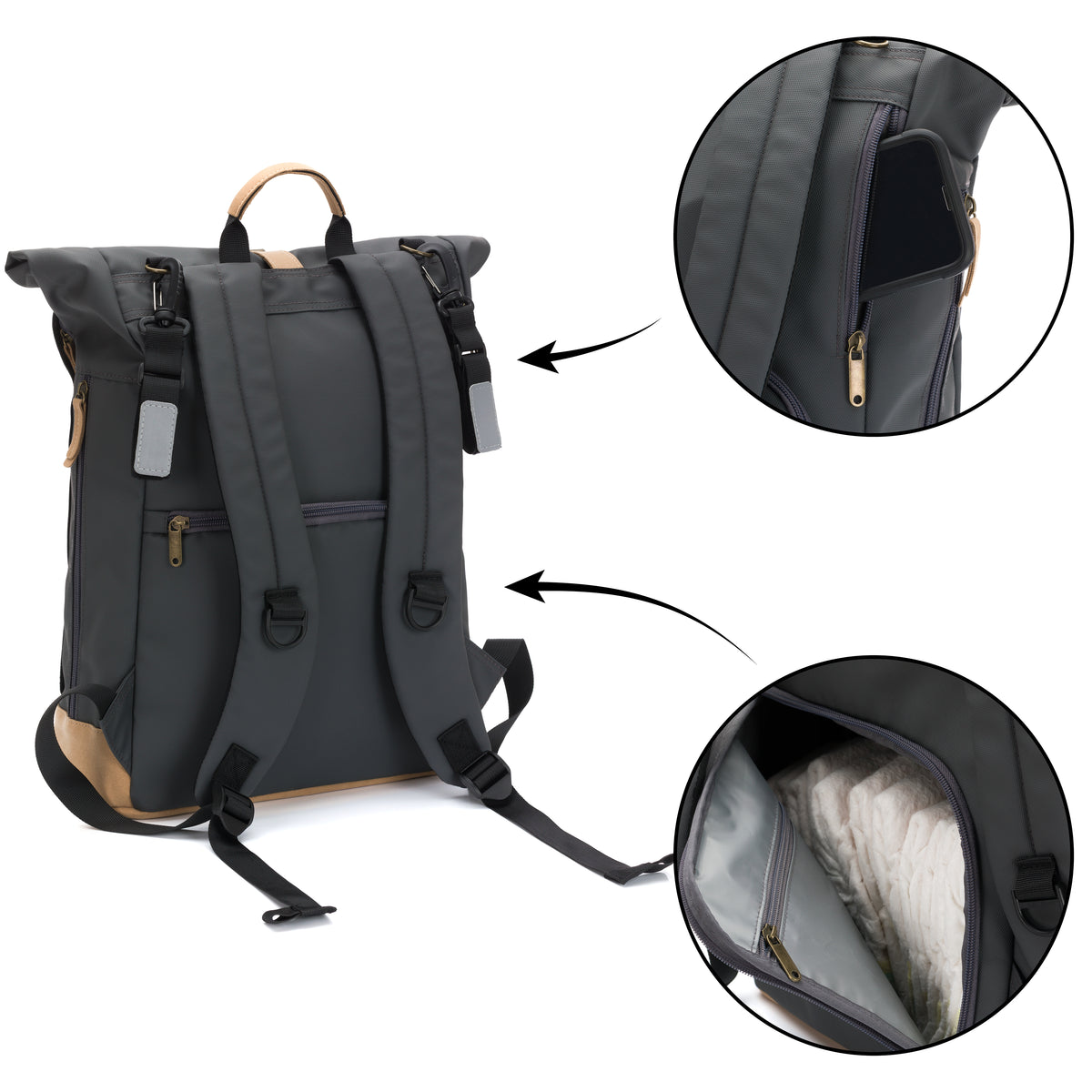 Wickelrucksack Rolltop Berlin