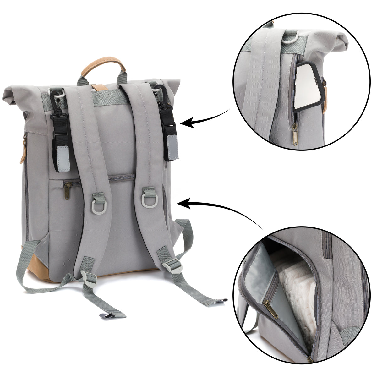 Wickelrucksack Rolltop Berlin