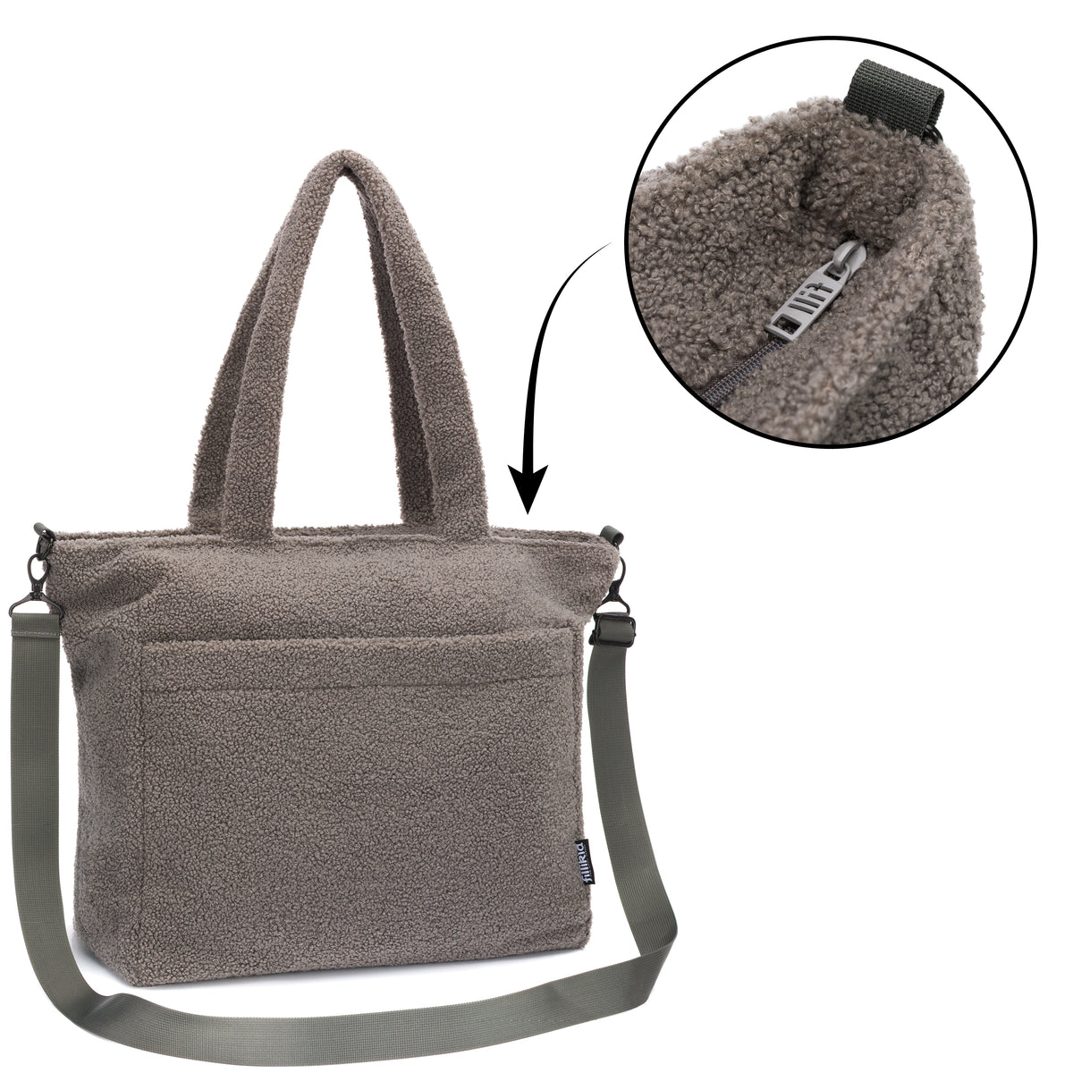Changing Bag Teddy Big Grey