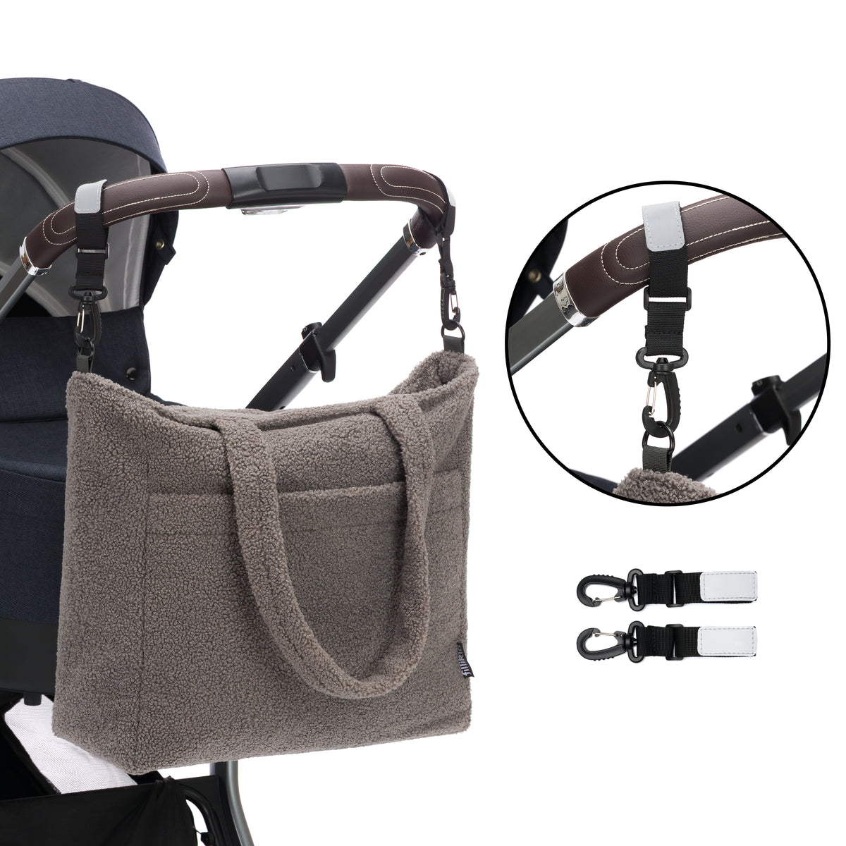 Changing Bag Teddy Big Grey