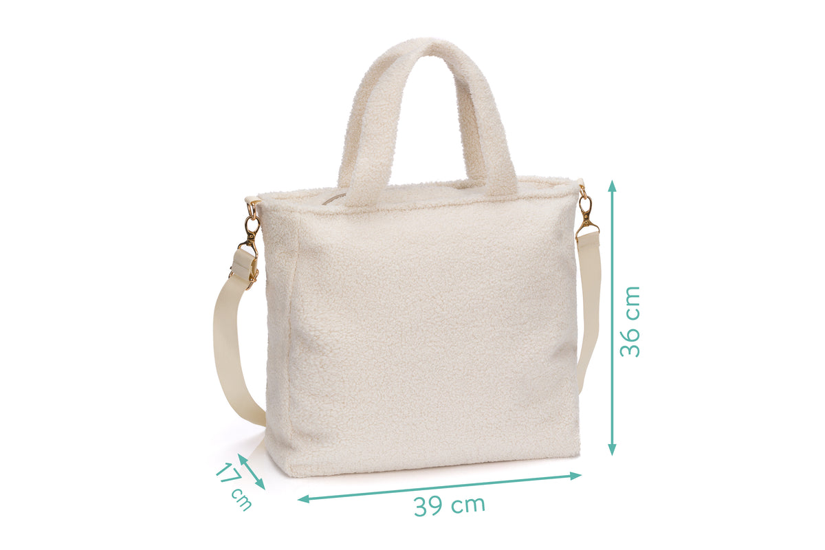 Wickeltasche Teddy Big beige