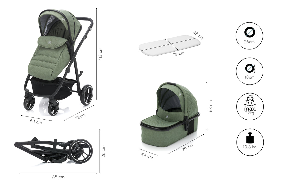 Kinderwagen-Set Jaguar