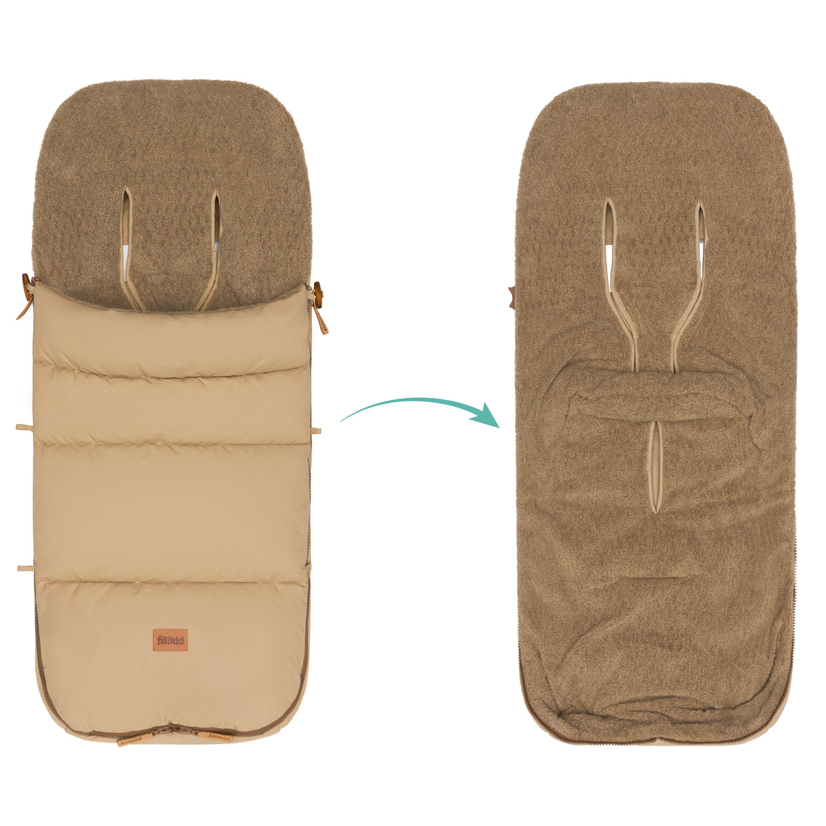 Winterfußsack Kinley Teddy