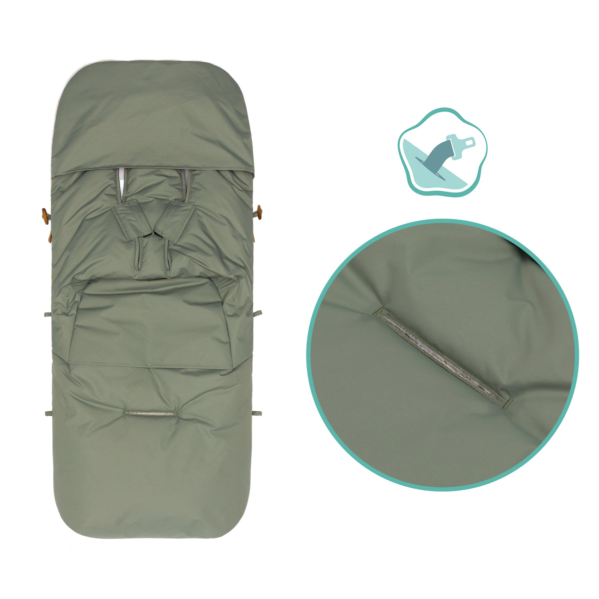 Winterfußsack Kinley Teddy