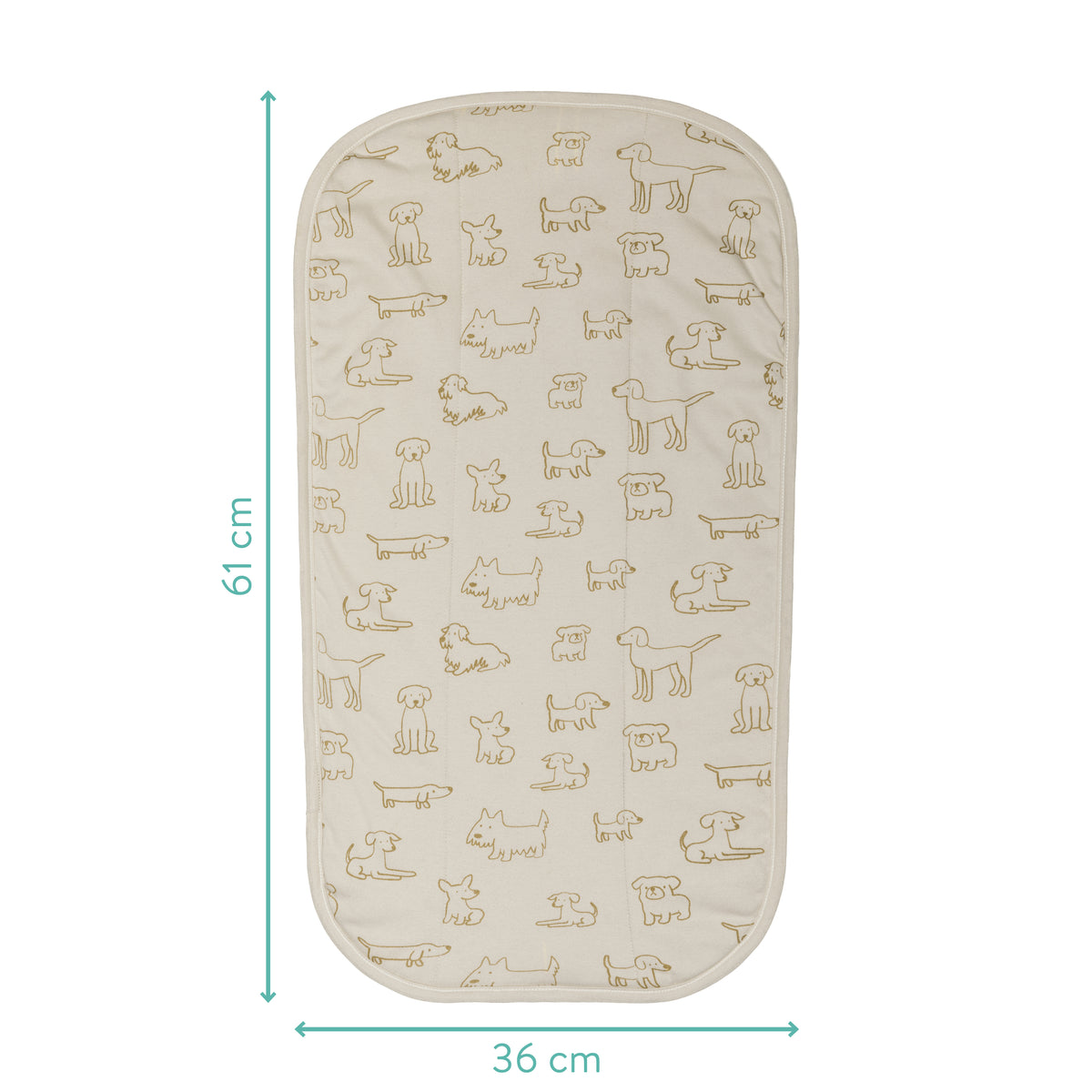 Terry Cover 60x36x2 cm for Changing Tray 13037