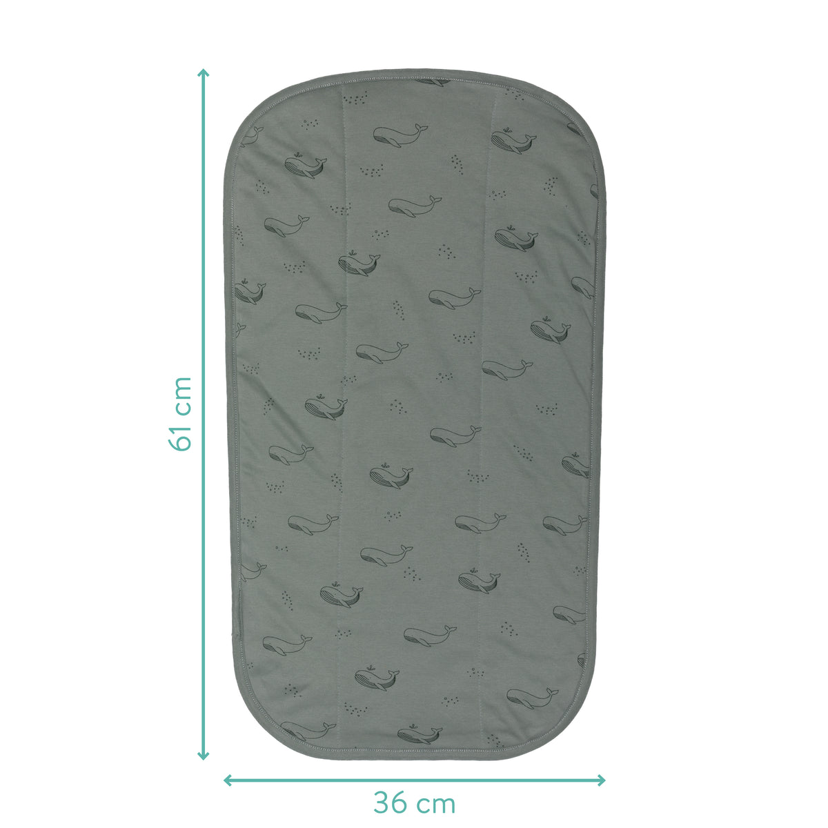 Terry Cover 60x36x2 cm for Changing Tray 13037