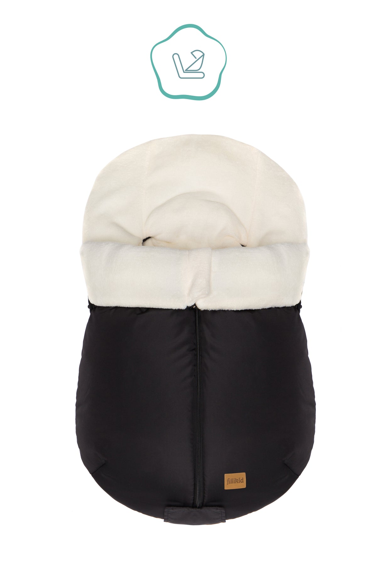 Winterfußsack Sella mit Mittelzipp