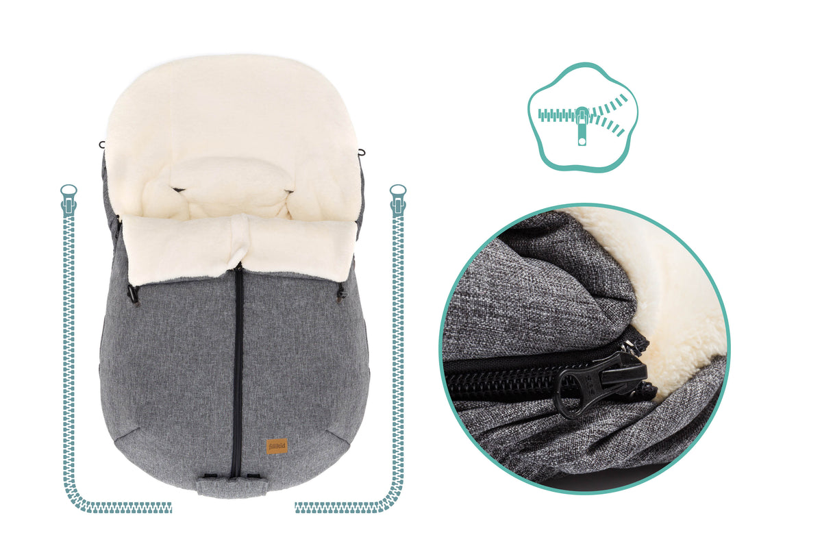 Winter Footmuff Sella with Centre Zip