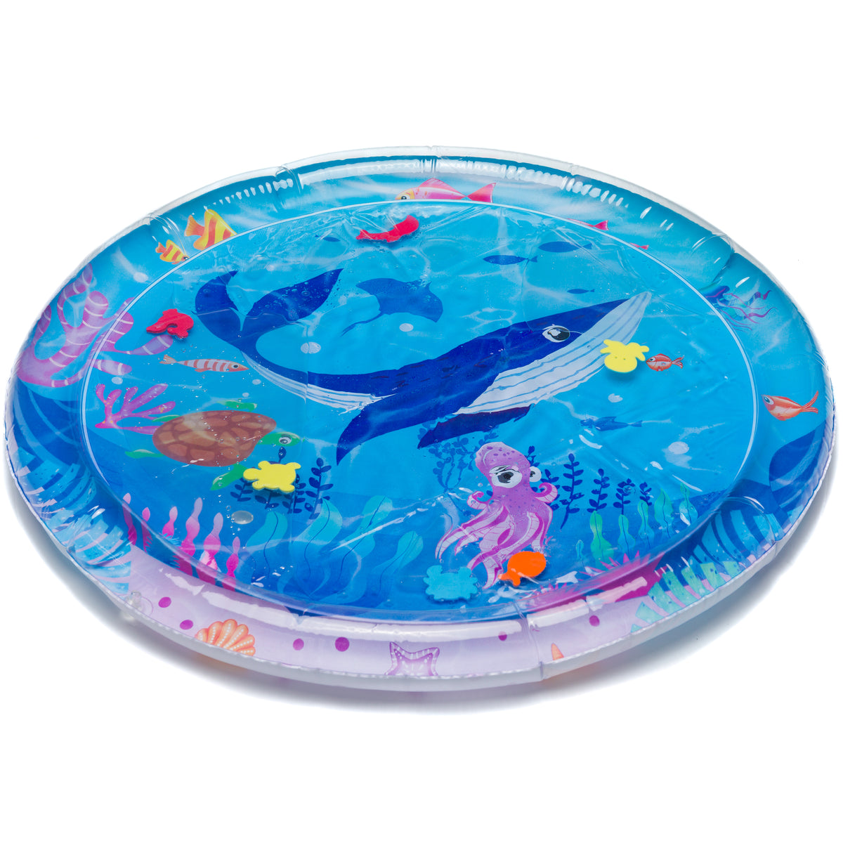 Spielmatte Wasser rund