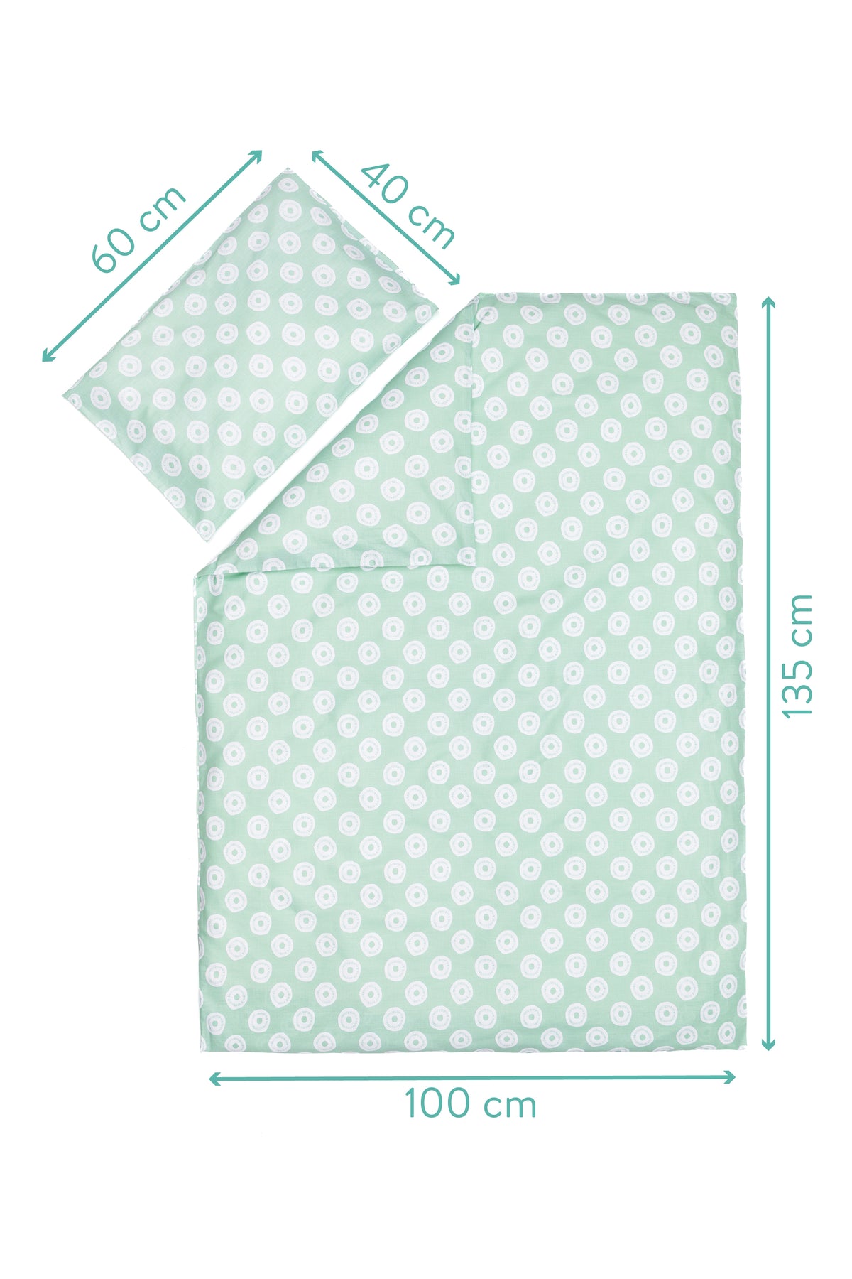 Bed Linen Set Cotton 100x135/40x60 cm