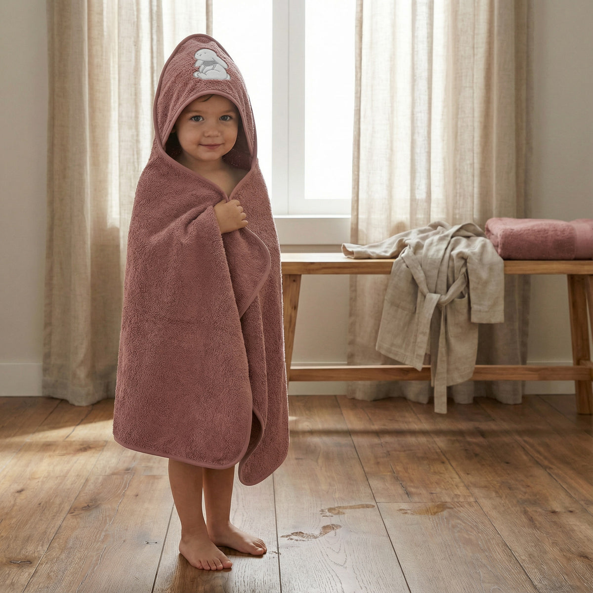 Hooded Bath Towel 75x75 cm