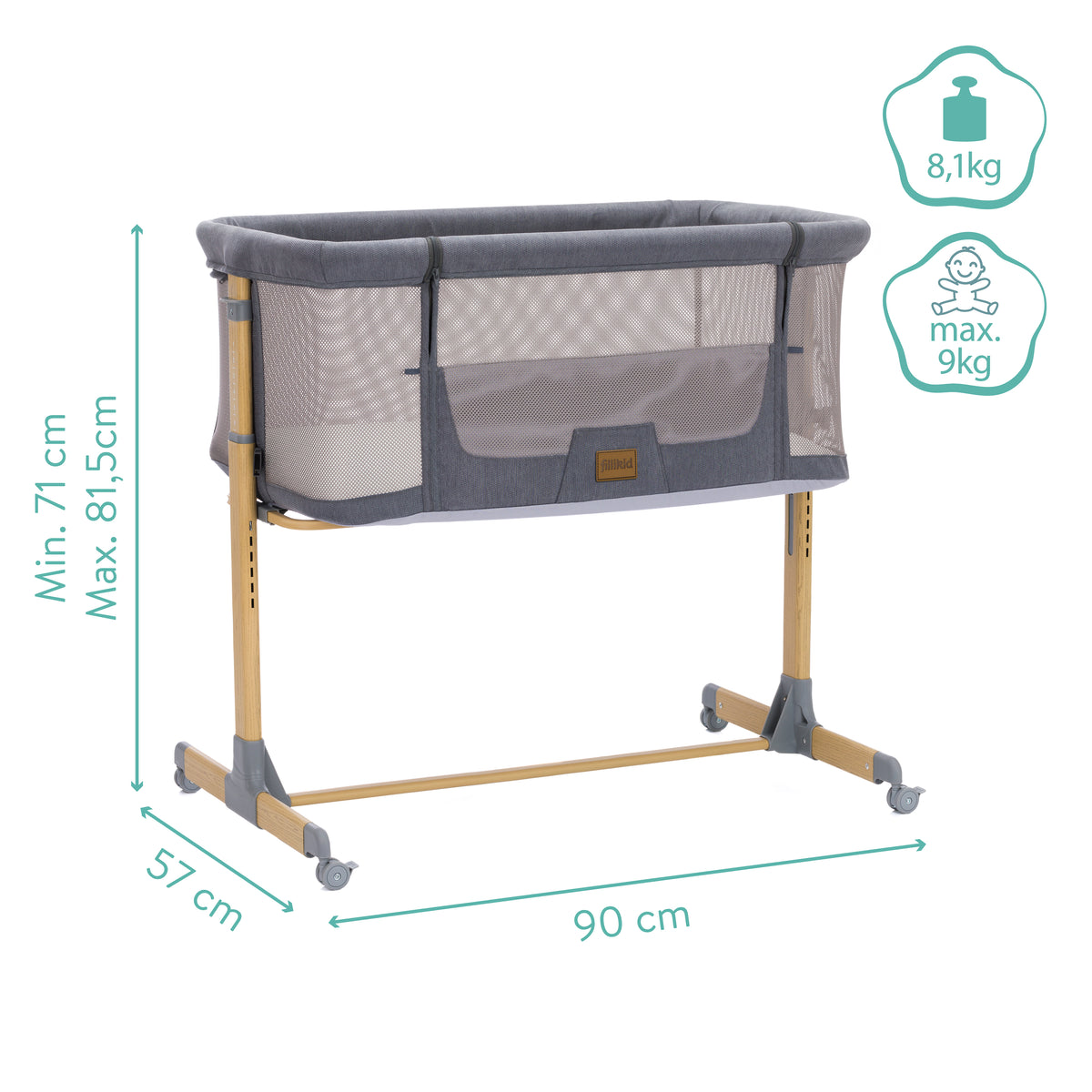 Air Bedside Cot