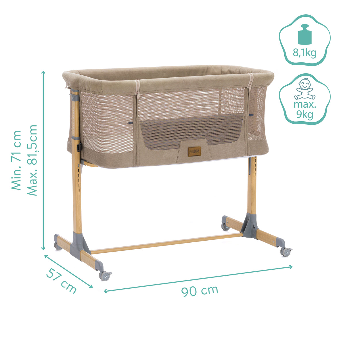 Air Bedside Cot