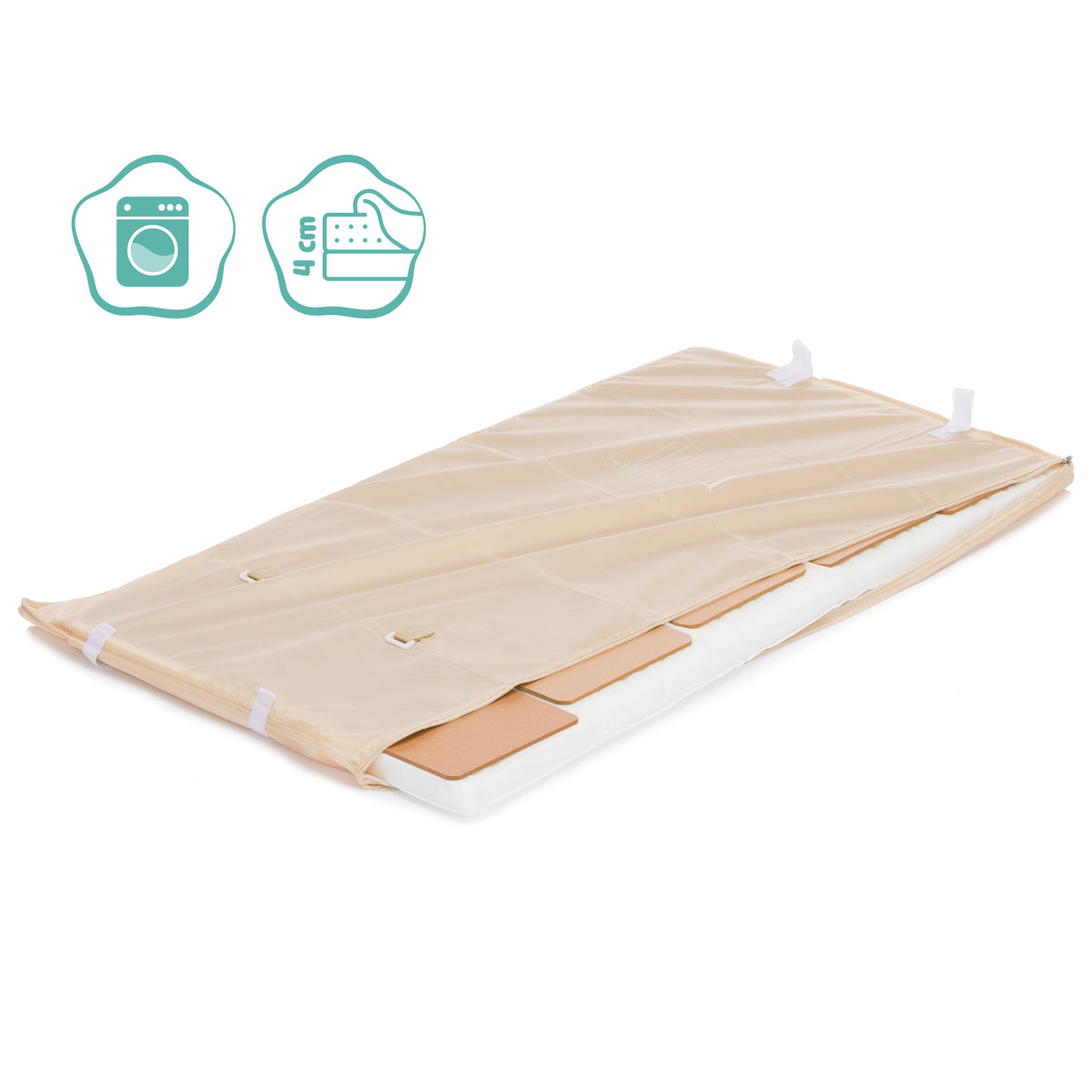 Paris Travel Cot with Comfort Mattress