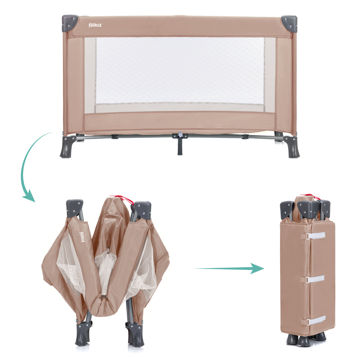 Travel Cot 120x60 cm Valencia