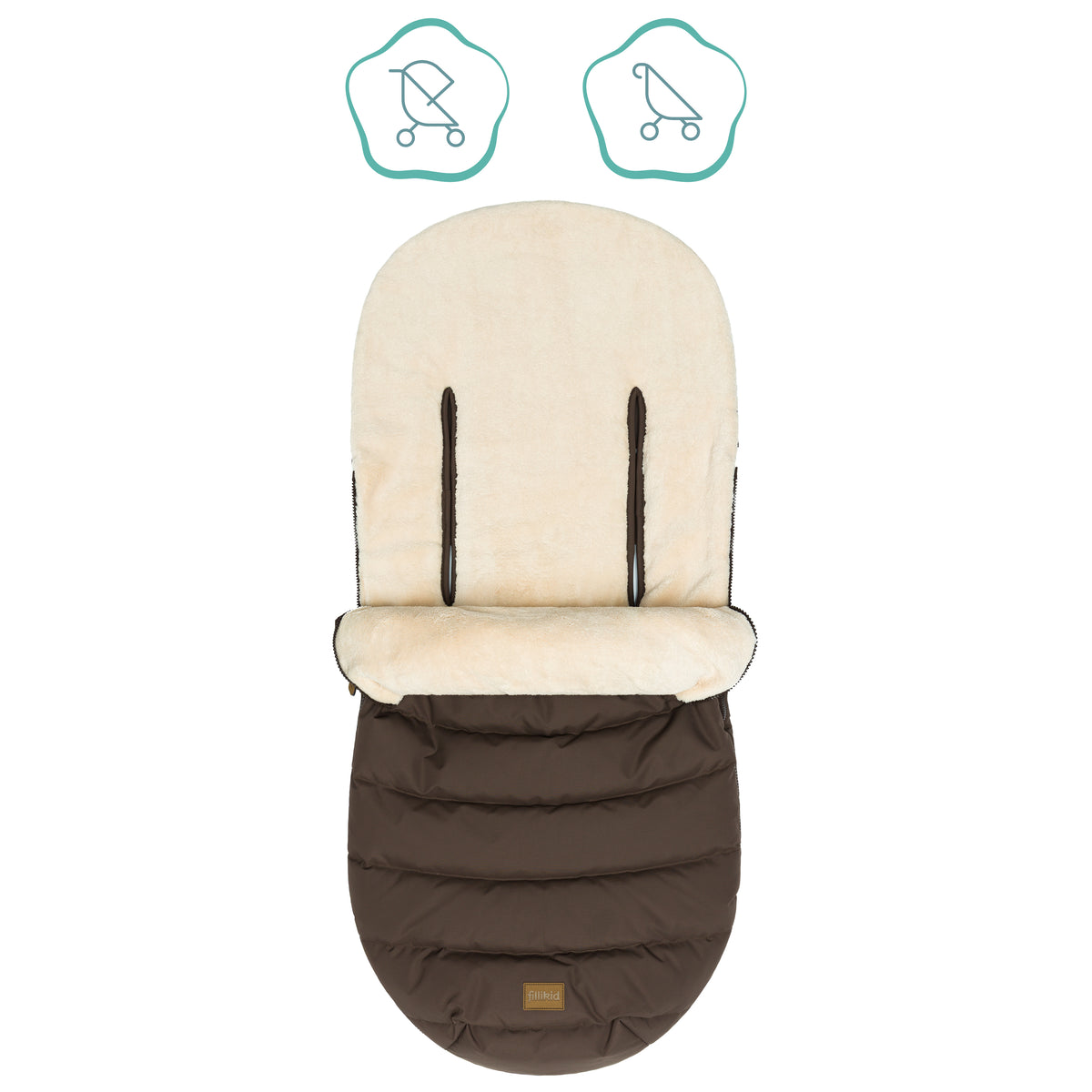 Winterfußsack Hybrid