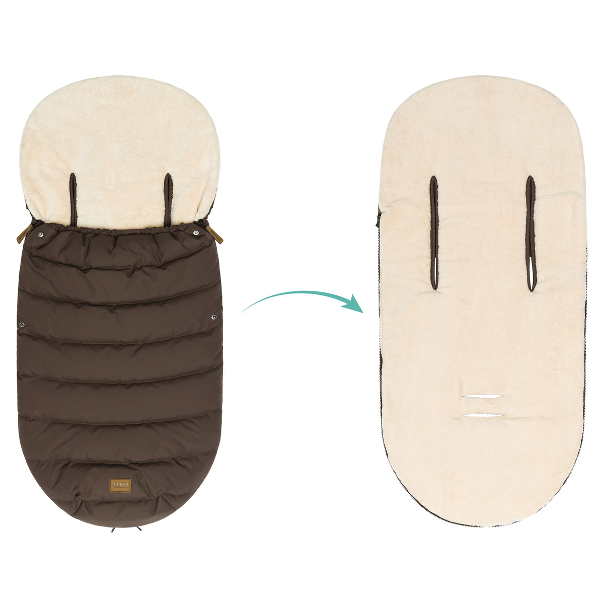 Winterfußsack Hybrid