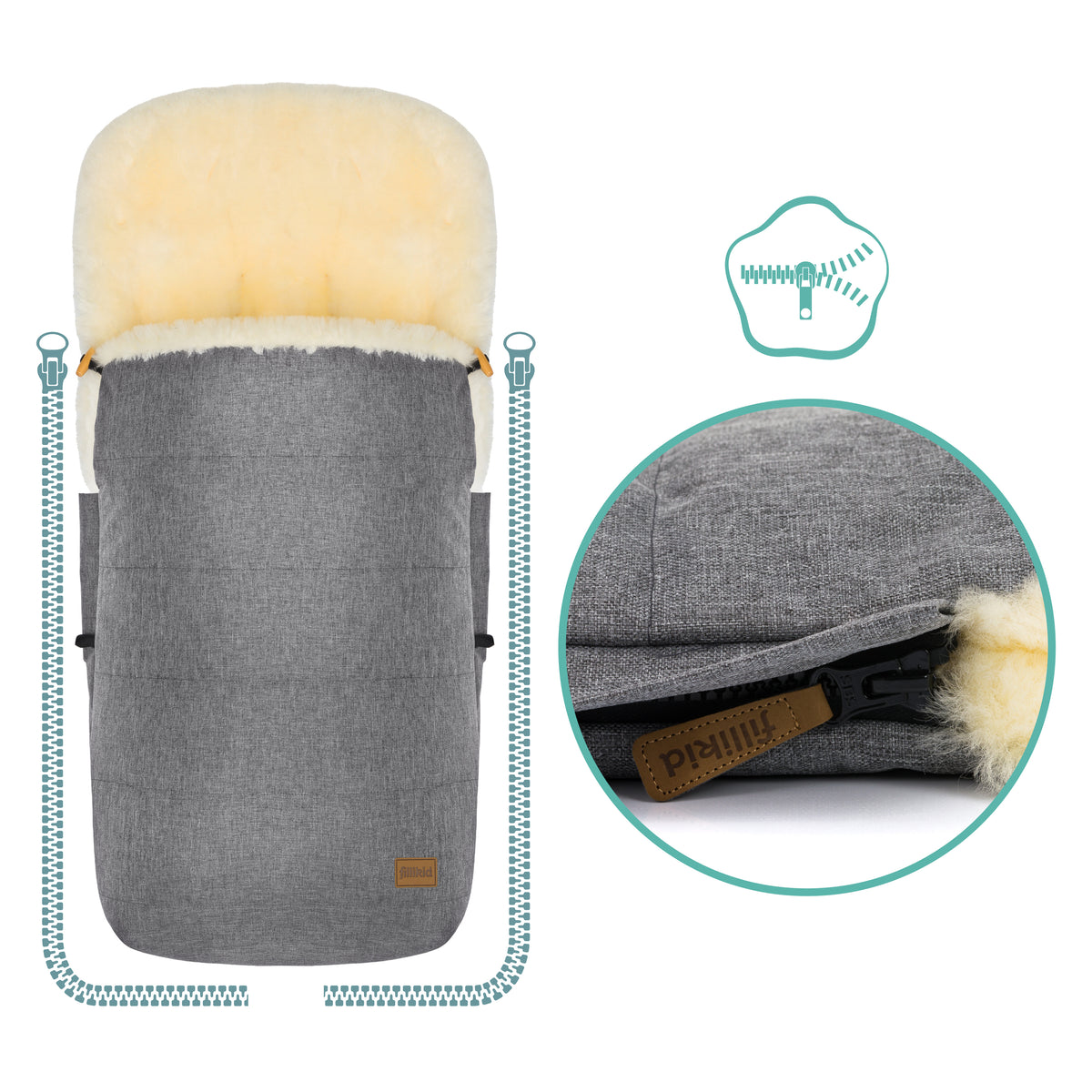 Winterfußsack Bernina