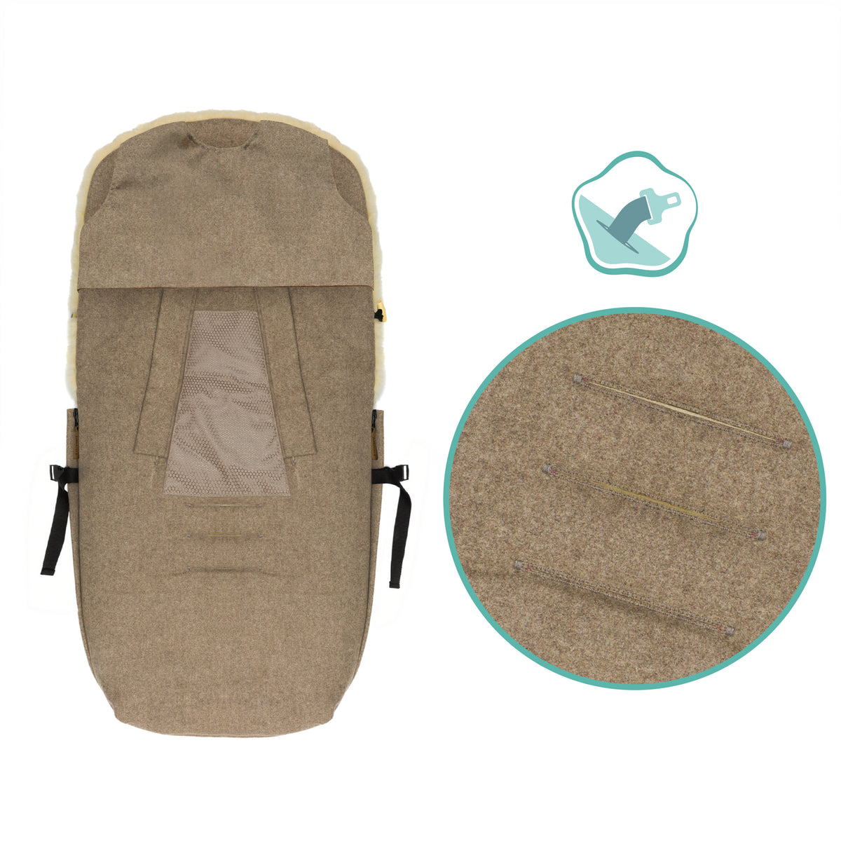 Winterfußsack Bernina Wool