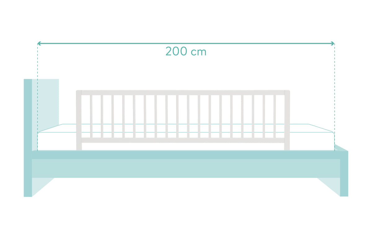 Bettgitter Holz Lilly 140x45 cm