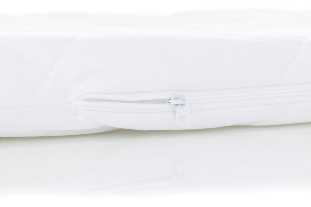 Beistellbett Nino 555-05 + 555451 Matratze weiß 90x45cm