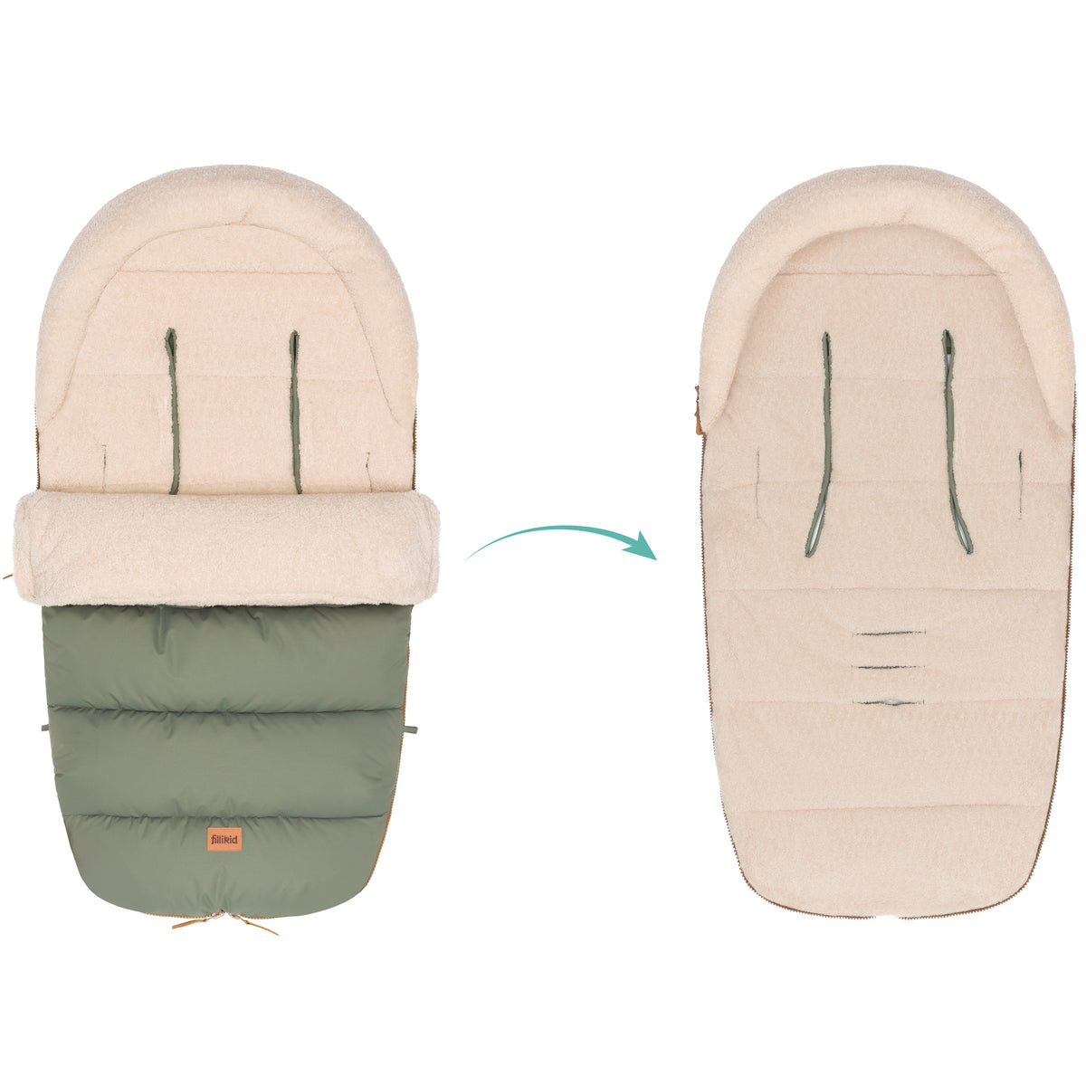 Winter Footmuff Atlas Teddy